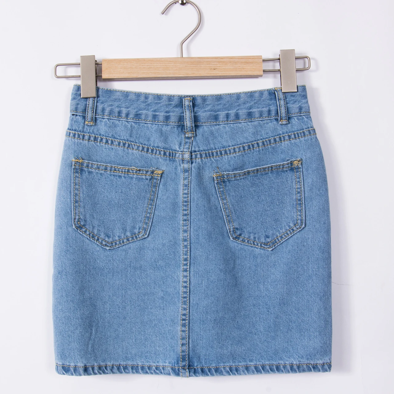 New Hot Sale Fashion Blue Denim High Waisted Women Skirts Summer Sexy Bodycon Pencil Ripped Mini Ladies Skirt New Hot Sale Fashion Blue Denim High Waisted Women Skirts Summer Sexy Bodycon Pencil Ripped Mini Ladies Skirt