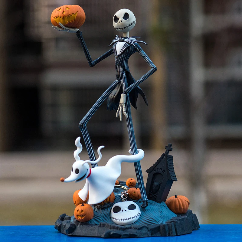 

26cm Pumpkin King Jack Skellington Toy Action Figures The Nightmare Before Christmas Collectible PVC Action Figure Toys Figurine