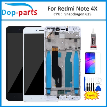 

Orignal IPS LCD For Xiaomi Redmi Note 4X / Redmi Note 4 Global LCD Display Replacement Screen with frame Only For Snapdragon 625
