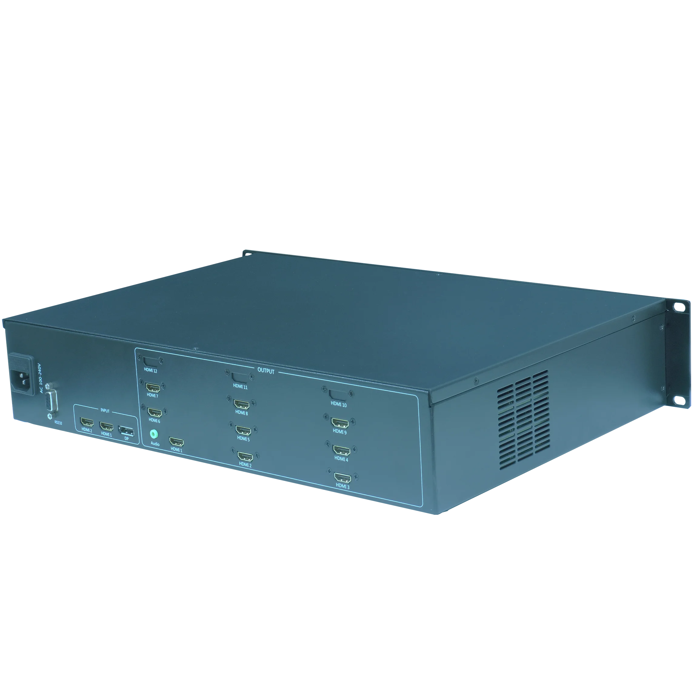 4K creative video wall controller for 7 units,creative video wall processor,Irregular video wall processor