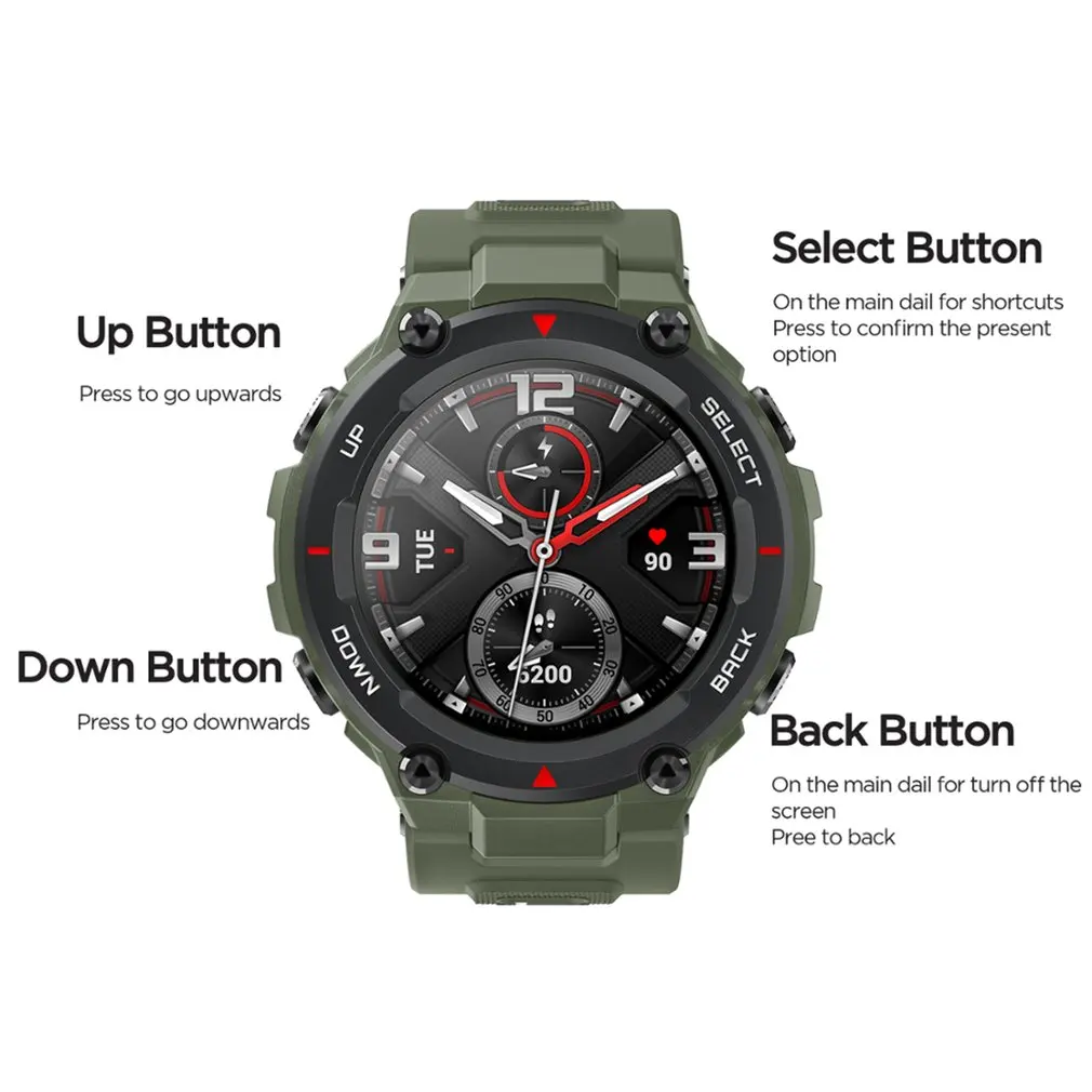 Новый 2020 Amazfit T rex в парк развлечений умные часы Gps Wi /ГЛОНАСС 20 дней режиме ожидания