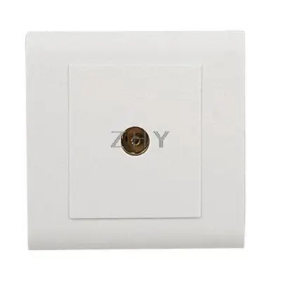 

1 Gang TV Socket Mounting Coaxial Outlet Wall Plate Glzgs