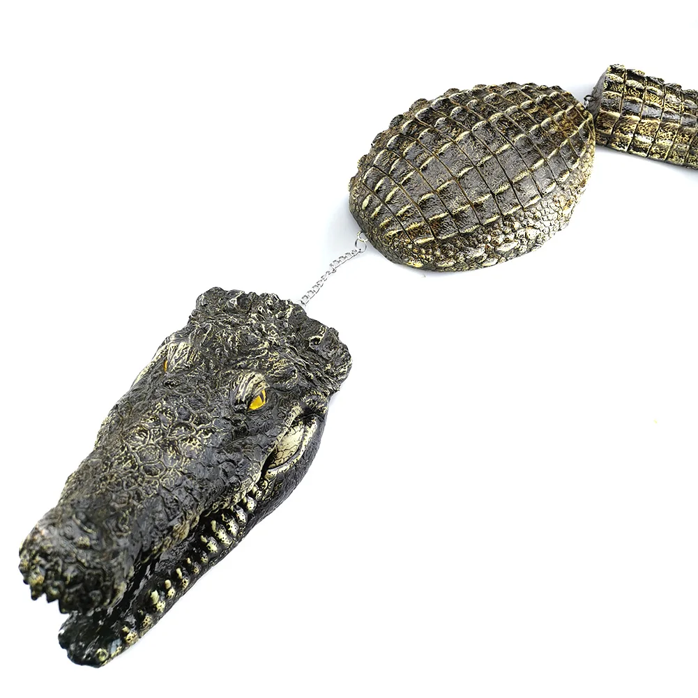 3 шт./компл. искусственный высокое качество плавающая смолы крокодилов для пруд для садовых прудов украшения LBShipping