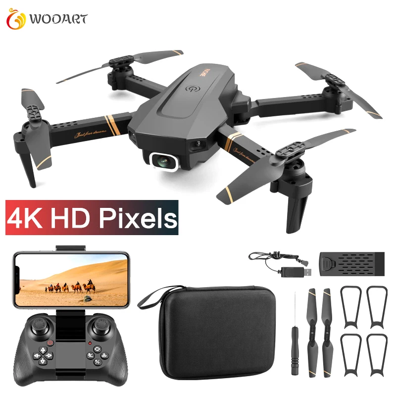Квадрокоптер с дистанционным управлением Дрон разрешением 4k Hd оптической