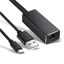 Ethernet адаптеры-конвертеры Micro USB к RJ45 10/100 Мбит/с сетевая карта Micro USB к RJ45 LAN для пожарного ТВ и огня tv Stick Адаптер