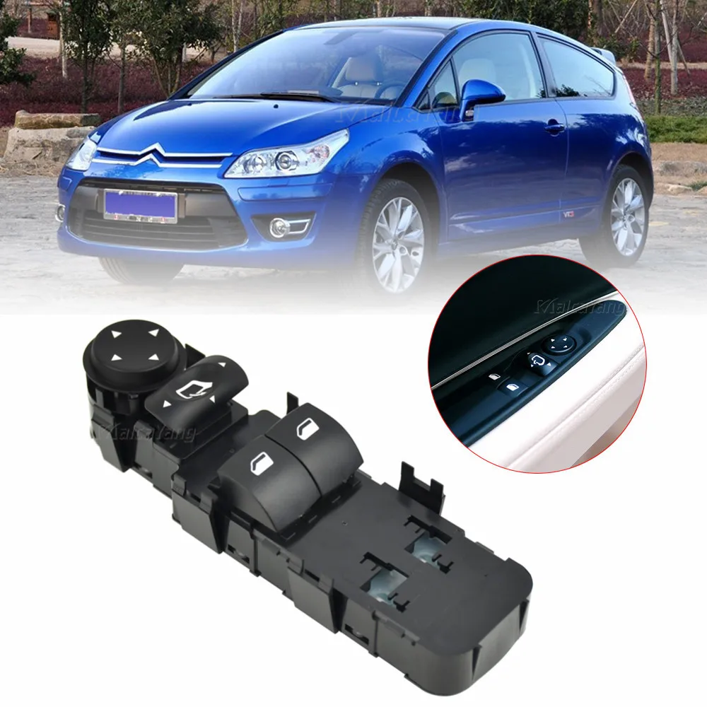 Новый переключатель стеклоподъемника со стороны водителя 9651464277 для Citroen C4 2004 2010