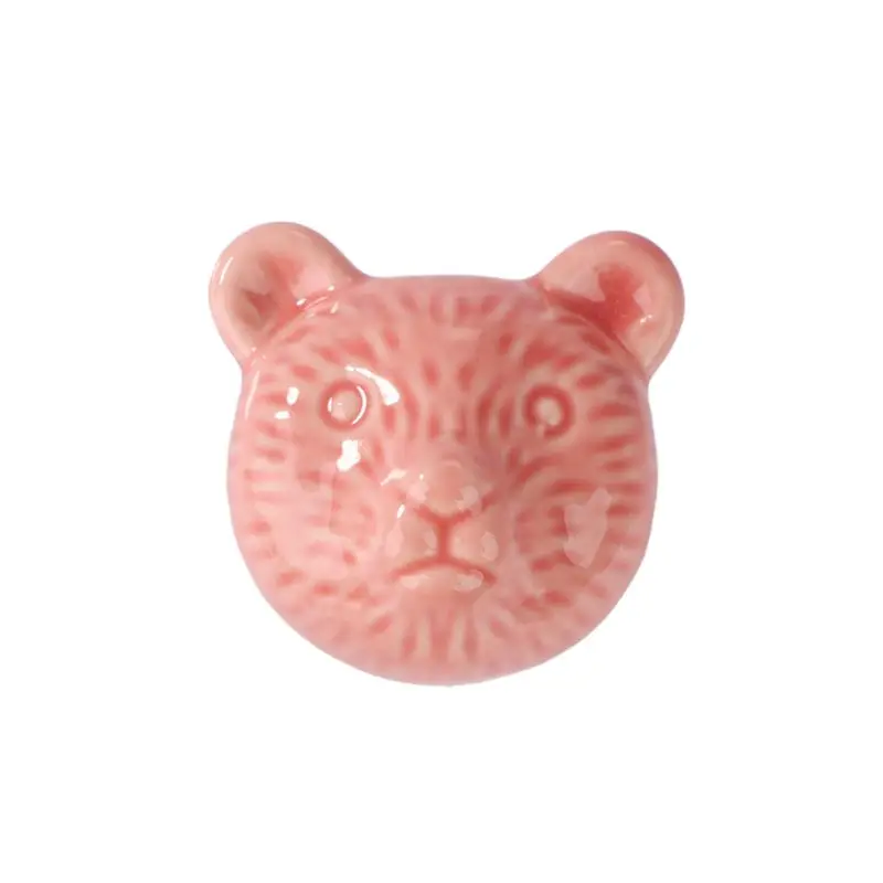 

Ceramic Handle Cartoon Colorful Animal Single Hole Handle Wardrobe Cabinet Drawer Wardrobe Shoe Cabinet European Modern Handle