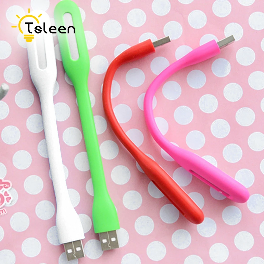 TSLEEN дешевый супер яркий гибкий мини USB светодиодный светильник лампа для