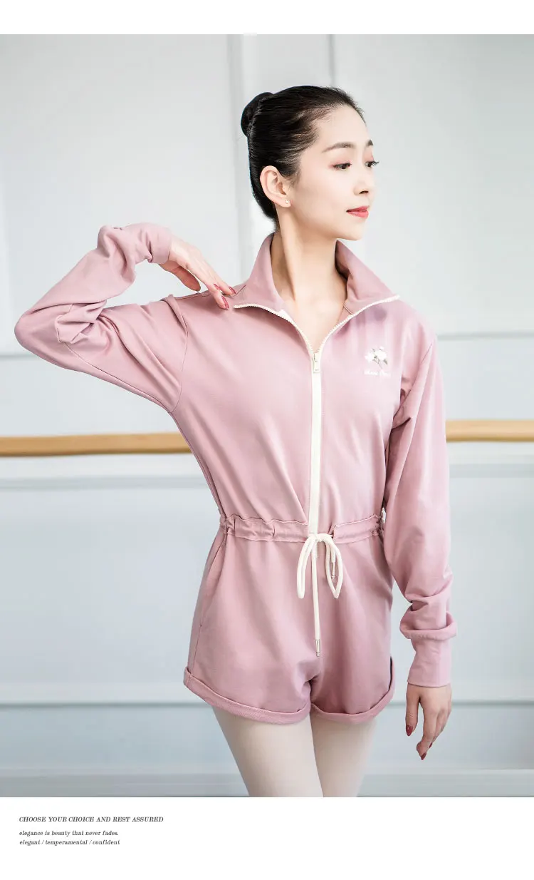 Женские Девушки тело балета трико балерины вечерние с длинным рукавом Unitards девушка балет танец гимнастика комбинезон трико боди