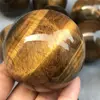 40-85mm Natural Tiger s Eye Quartz Crystal Sphere Ball Healing 3