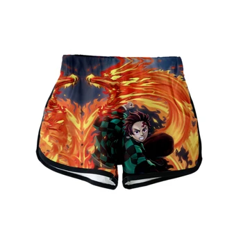 

Anime Demon Slayer: Kimetsu no Yaiba Kamado Tanjirou 3D print Summer Women Casual Cute girl Hot Sale Sexy Shorts Clothes