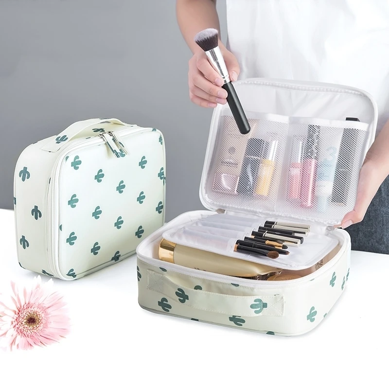 Makeup Cases Cosmetic-Bag Storage Female Girls Waterproof Women Outdoor