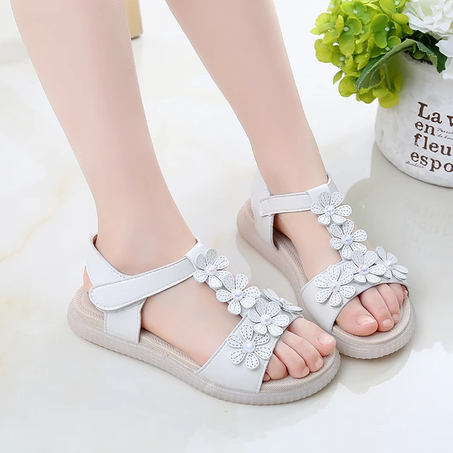Discover 160+ toddler girl white sandals best netgroup.edu.vn