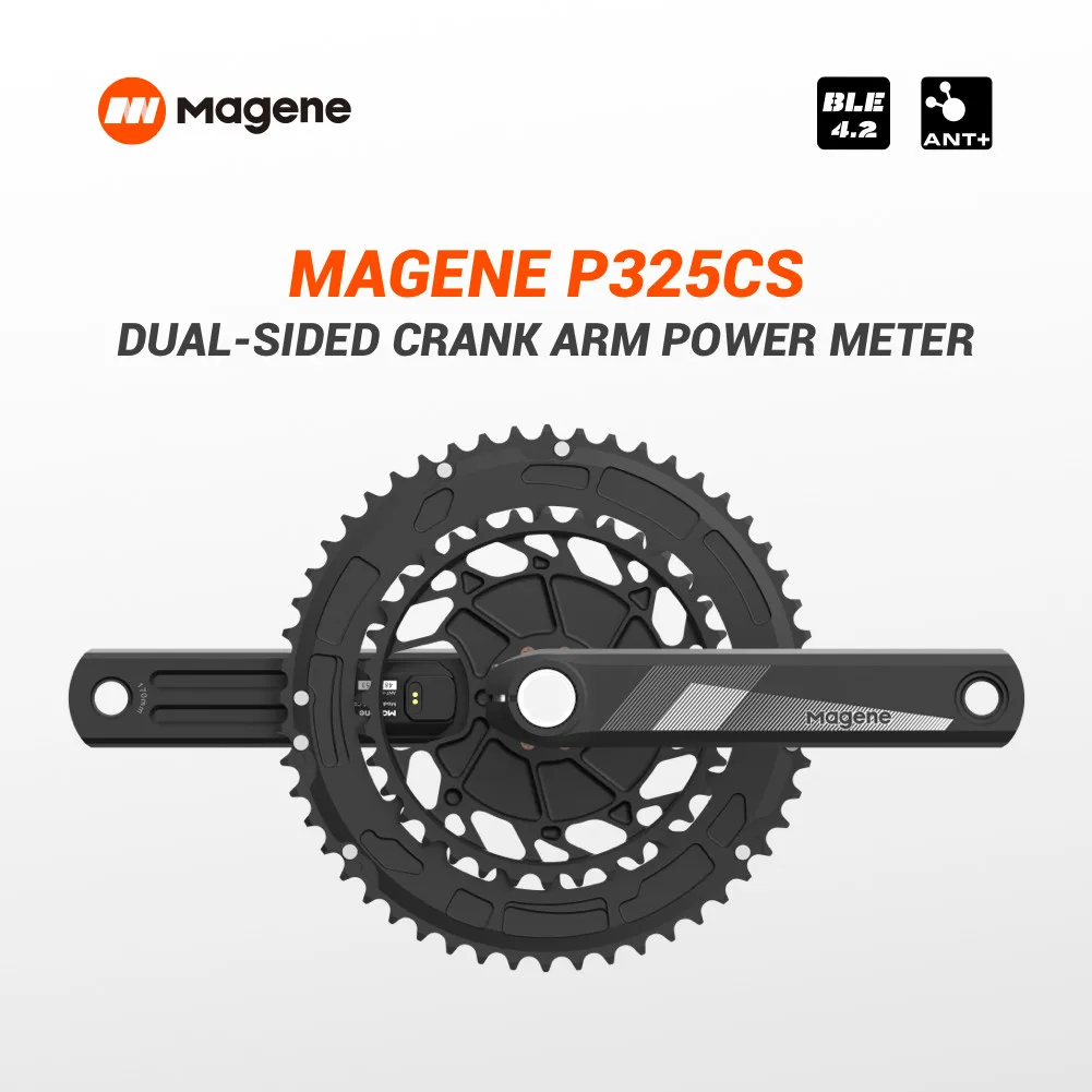 

Magene P325 CS Power Meter Rechargeable Dual Side Crankset Road Bike Crank Computer Waterproof Speedmeter for SRAM SHIMANOBB86