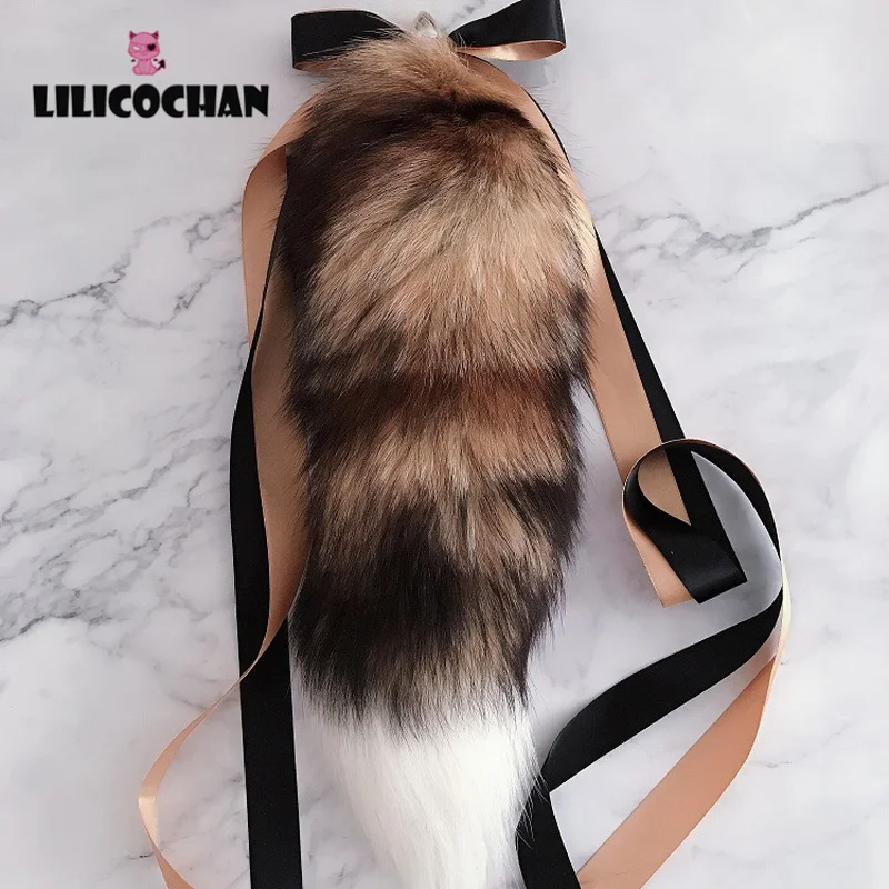 Секс игрушки Анальная пробка лисий хвост аксессуары для женщин милая