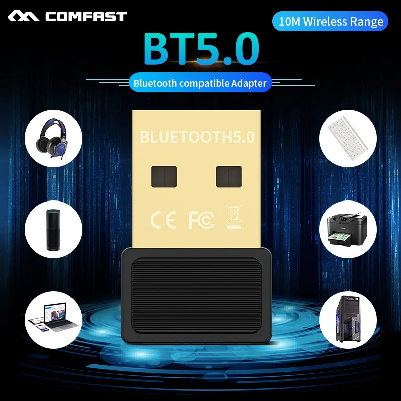 Беспроводной USB Bluetooth-адаптер RTL8761B BT 5 0 адаптер диапазон 10 м музыкальный