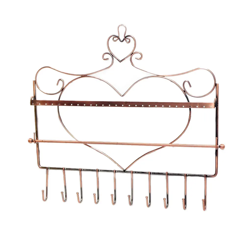 Bra Details about   ARAD Metal Wall Mount Heart Shaped Jewelry Display Rack-Necklaces Earrings 