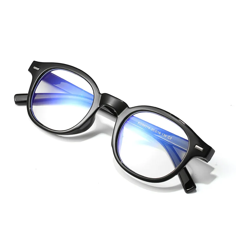 Literary casual wild flat glasses round simple fashion reading glasses new classic retro plastic no degree reading glasses