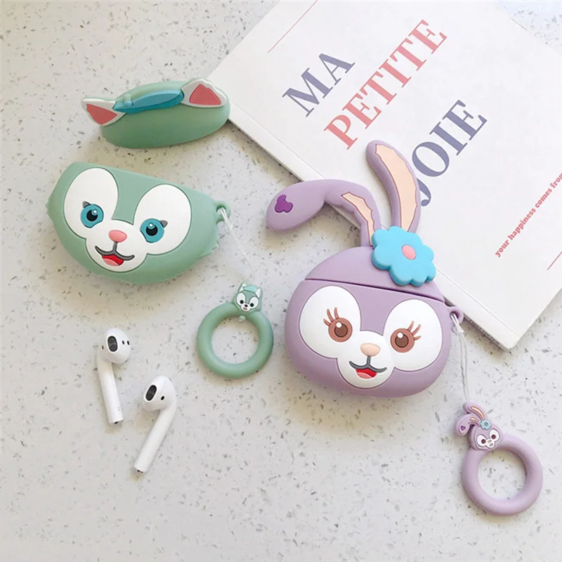 Q UNCLE Ins Чехлы для пар с героями мультфильмов для Apple Airpods защитный чехол милый мешок для хранения Bluetooth беспроводная гарнитура коробка Женская