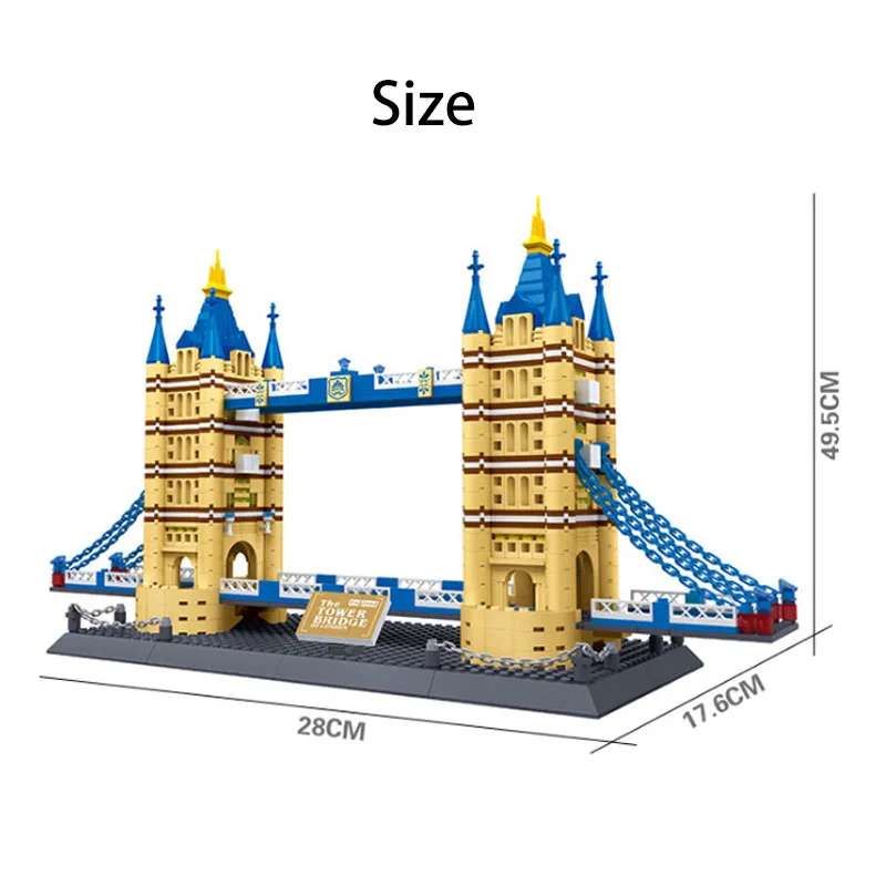 Знаменитая в мире архитектура Лувр Пирамида Биг Бен из Лондона совместимые строительные блоки Строительные Кирпичи Детские игрушки
