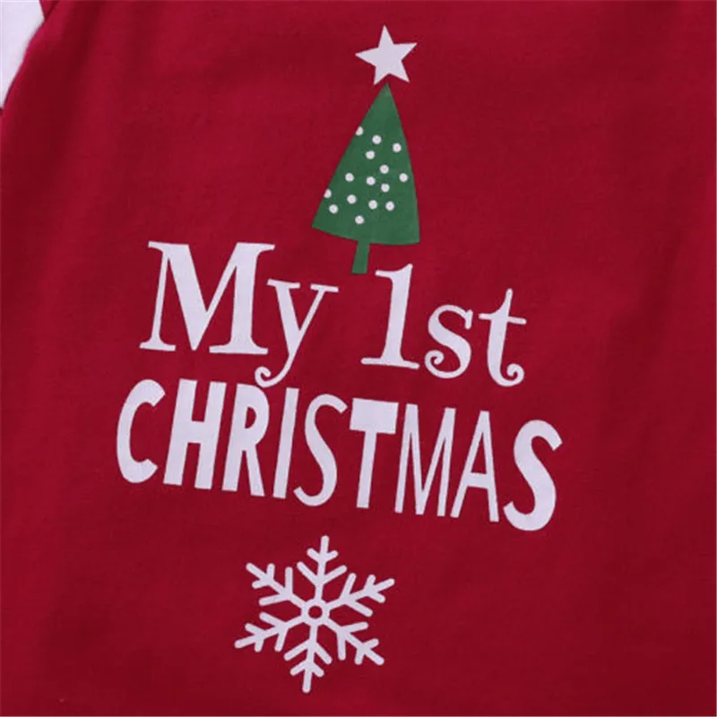 Рождественский комбинезон с ободком в полоску для новорожденных девочек, комбинезон с длинными рукавами и рождественской елкой, Новогодняя одежда, От 0 до 2 лет