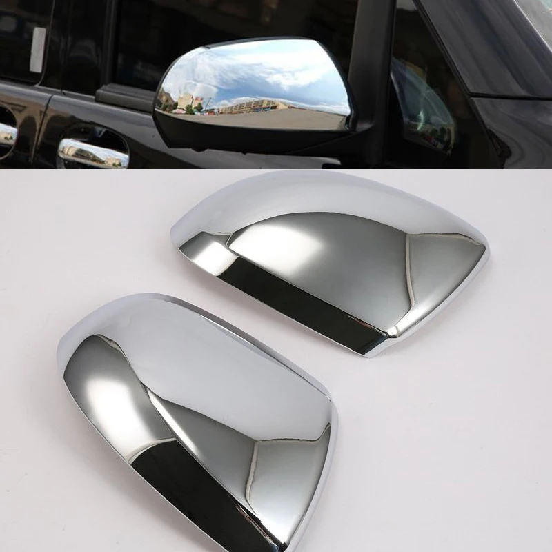 

For Mercedes Benz Vito 2016-2017 2PCS ABS Car Side Door Rearview Mirror Protect Frame Cover Trim Car Styling Accessories