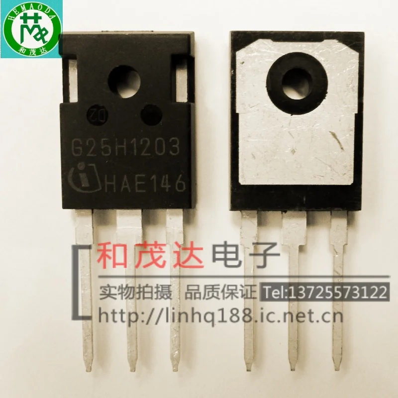 2 шт./IGW25N120H3 G25H1203 1200V 50A TO-247