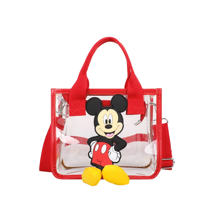 Disney-Bolso compuesto de Mickey Mouse para mujer, bolsa transparente de  hombro esmerilado, de PVC coreano, de dibujos animados, de alta calidad -  AliExpress