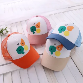 

Baby Girl Hat Cartoon Summer Boy Baseball Cap Children Snapback Sun Hat Casual Beach Outdoor Girls Boys Hip Hop Caps