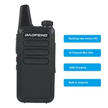 Baofeng BF-R5 UHF 400-470Mhz мини радио 16CH портативная рация USB зарядное устройство VOX PTT Ham CB радио