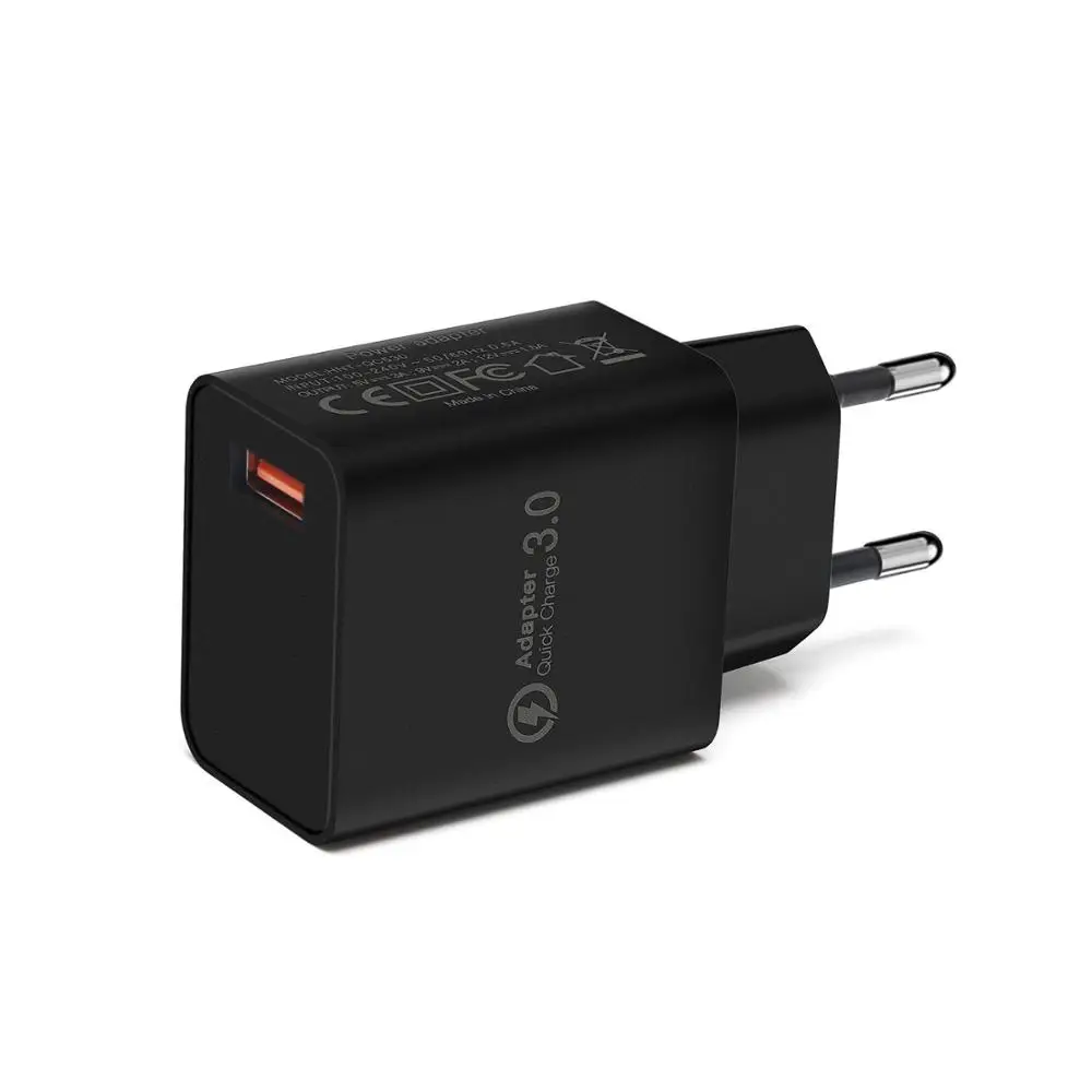 50 шт. 5 в 3A Универсальный 18 Вт USB быстрая зарядка 3,0 для huawei Xiaomi EU US адаптер Android мобильный телефон быстрое зарядное устройство для Samsun S10