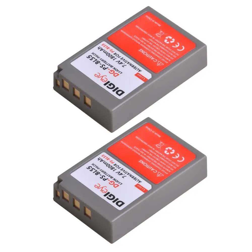 1800mAh BLS-5 BLS-50 PS-BLS5 Battery for Olympus OM-D E-M10, Mark II, Mark III, Pen E-PL2, E-PL5, E-PL6, E-PL7, E-PM2, Stylus 1
1800mAh BLS-5 BLS-50 PS-BLS5 Battery for Olympus OM-D E-M10, Mark II, Mark III, Pen E-PL2, E-PL5, E-PL6, E-PL7, E-PM2, Stylus 1
