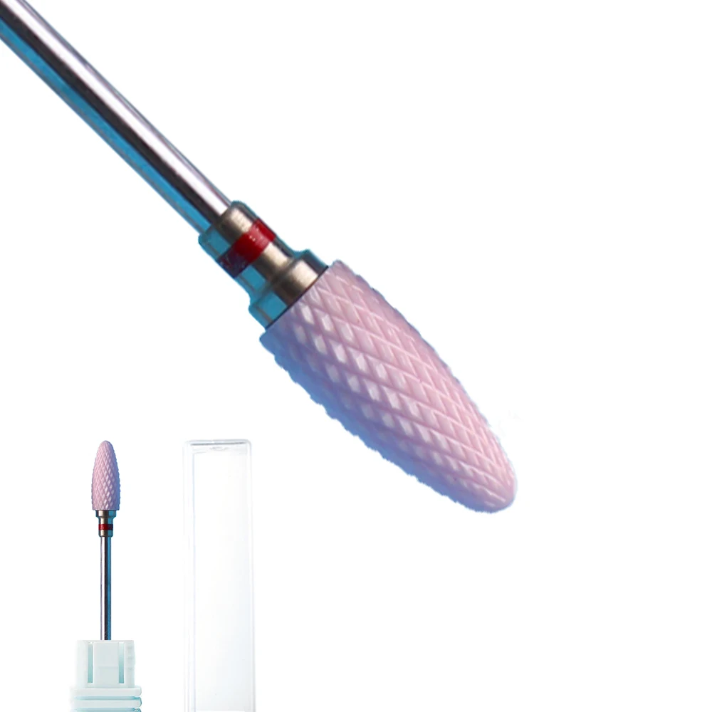 Ceramic Nail Drill Bit for Manicure and Pedicure - Cuticle Care and Polishing Tool