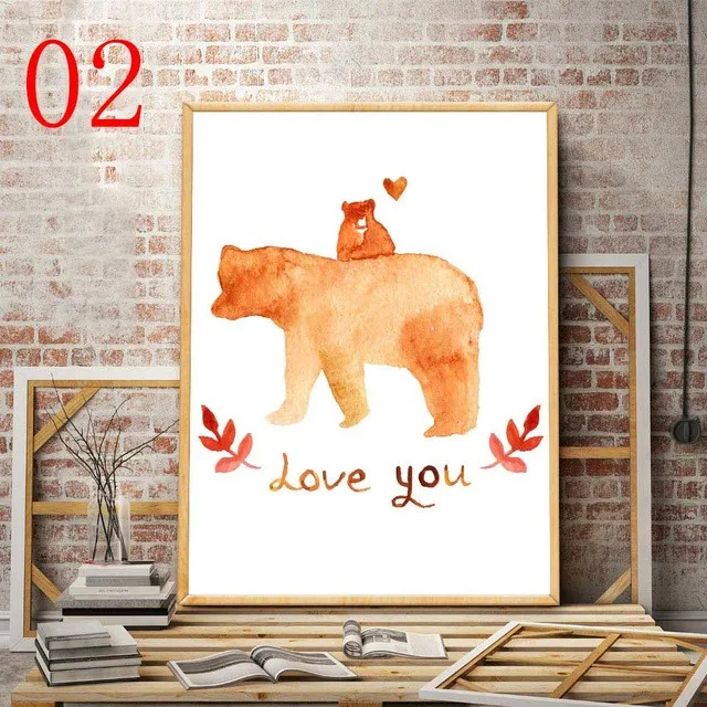 Original-Watercolor-Pop-Hd-Art-Print-Nordic-Poster-Abstract-Cartoon-Animal-Wall-Pictures-Brown-Bear-Canvas.jpg_640x640 (1)
