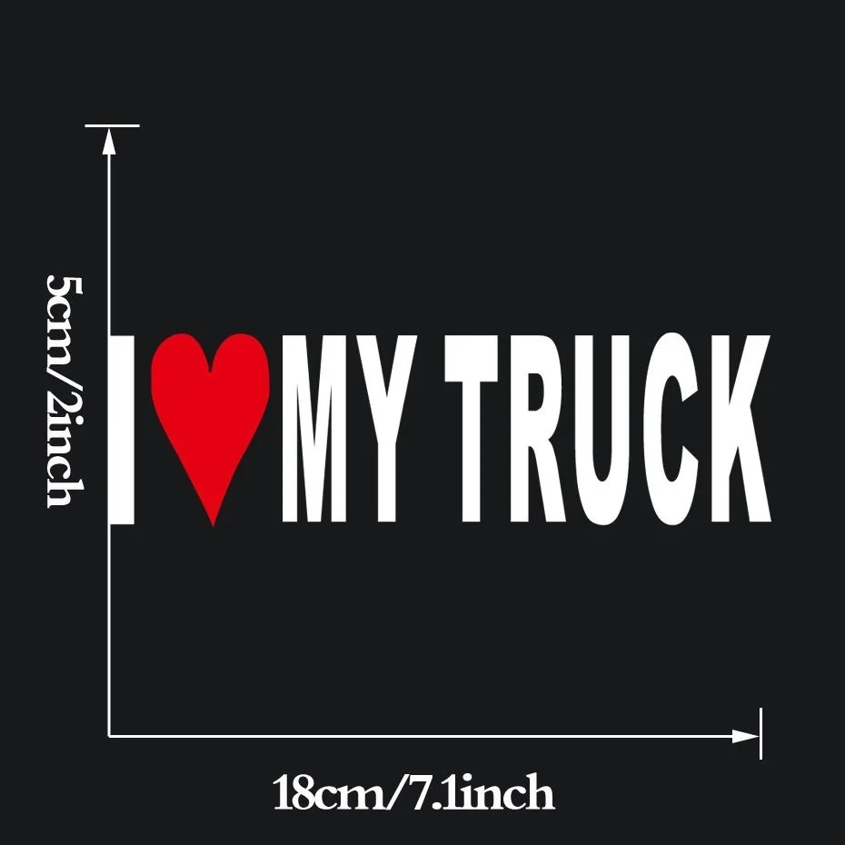 I Love My Truck забавная наклейка на бампер окно грузовик ноутбук Ван велосипед наклейка s Наклейка Виниловые наклейки окна наклейка