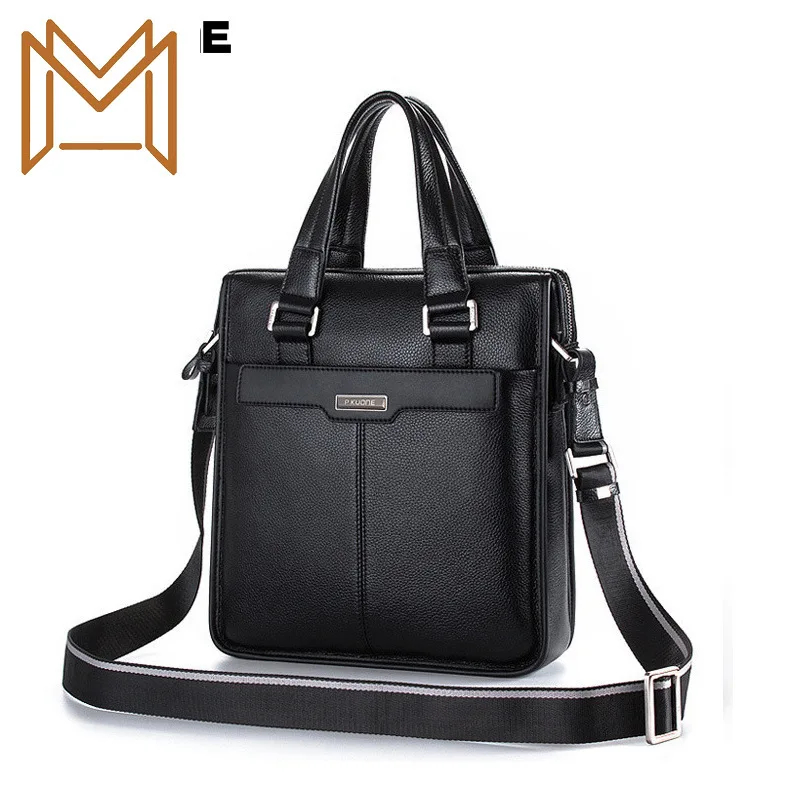 

Genuine Leather Male Package Business Affairs Single Shoulder Package Male Oblique Satchel Head Layer Cowhide