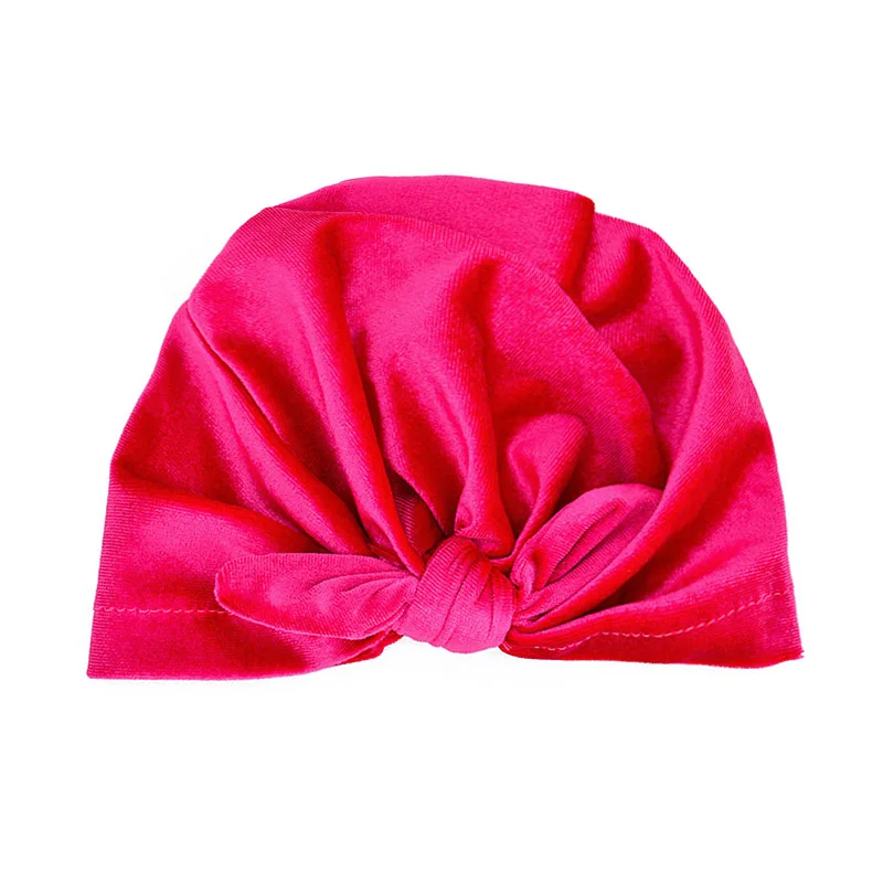 style2 rose Мягкая бархатная милая детская шляпа с заячьими ушками, шапка для маленьких девочек и мальчиков, шапочка для новорожденных, шапка с бантом для малышей, детская шапка, шапочка для фотосессии - Цвет: style2 rose
