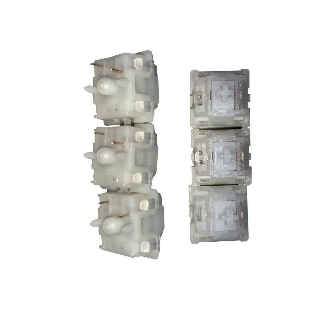 Gateron 5Pin молочно желтые переключатели черный красный коричневый синий прозрачный