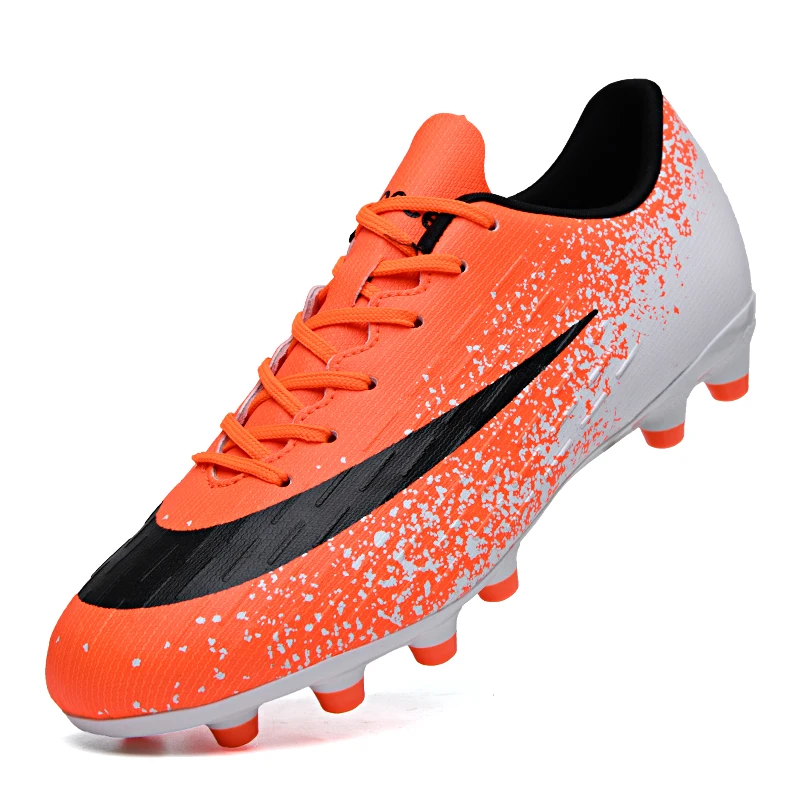 mens kid Boy soccer shoes Superfly 7 Elite SE FG CR7 soccer cleats Ronaldo ACC SOCK Sock football boots Tacos de futbol - Цвет: Оранжевый