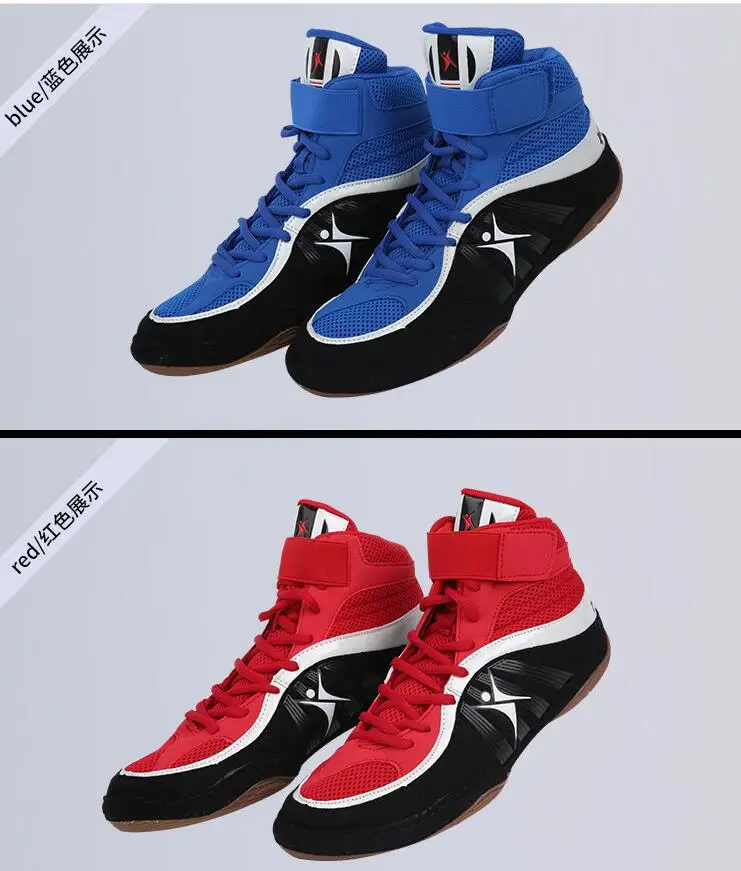 Профессиональная Обувь для борьбы, боксерская обувь, обувь для тяжелой атлетики, для вольной борьбы, размер 38-45