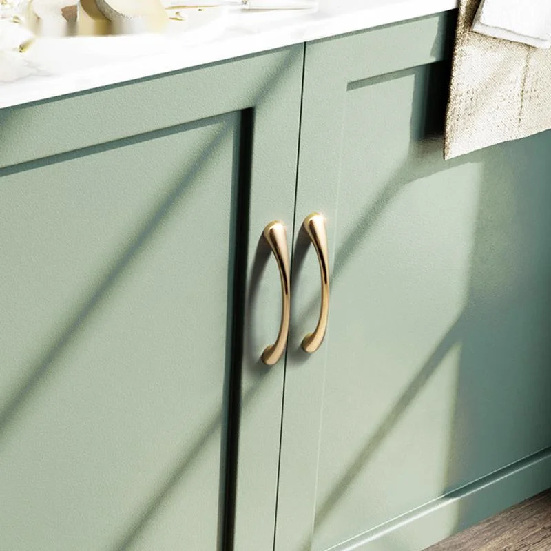 

Gold Solid Zinc Alloy Cabinet Handles for Furniture Drawer Knobs Cabinet Pulls Decorative Home Decor Hardware