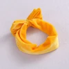 New Velvet Baby Headband Turban Big Bow Baby Girl Headband For Newborn Bow Hair Band Children Kid Solid Colors Hair Accessories 2