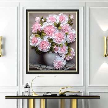

5D Full Diy Drill Diamond Painting Beautiful Flowers Home Decor New Diamond Embroidery Diamond Mosaic Cross Stitch Kits Gift