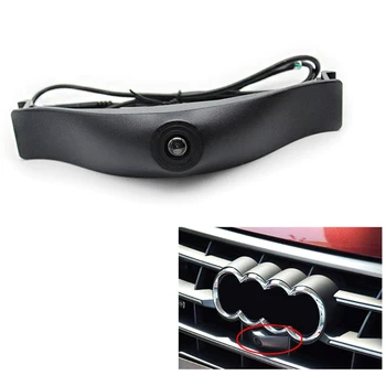 

For- A6 A6L 2016 Front View Camera 150° Wide Angle HD Starlight Night Vision Vehicle Logo Camera