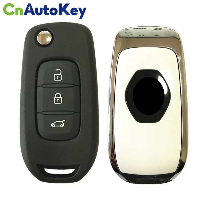 Оригинальный флип-ключ CN010027 для Renault Kadjar/Captur 3 кнопки 433 МГц транспондер PCF 7961 P/N