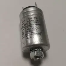 Dish Washer aluminum housing 3UF Capacitor with 2 pins  450VAC