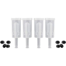 FashionFermentation Airlock Kit with Silicone Grommet for Preservation, Brewing, Fermentation Sauerkraut, Kimchi(4 Piece Safety