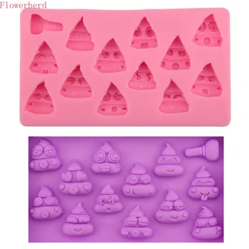 

Emoticon Poop Shape Cartoon Tool Ice Cream Fondant Cake Chocolate Mold Candy Fudge Silicone Mold DIY Baking Tools Soap Mold