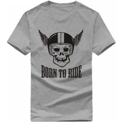 Надпись «Born To Ride» футболка. Классическая стильная футболка winner tee Мужская брендовая одежда