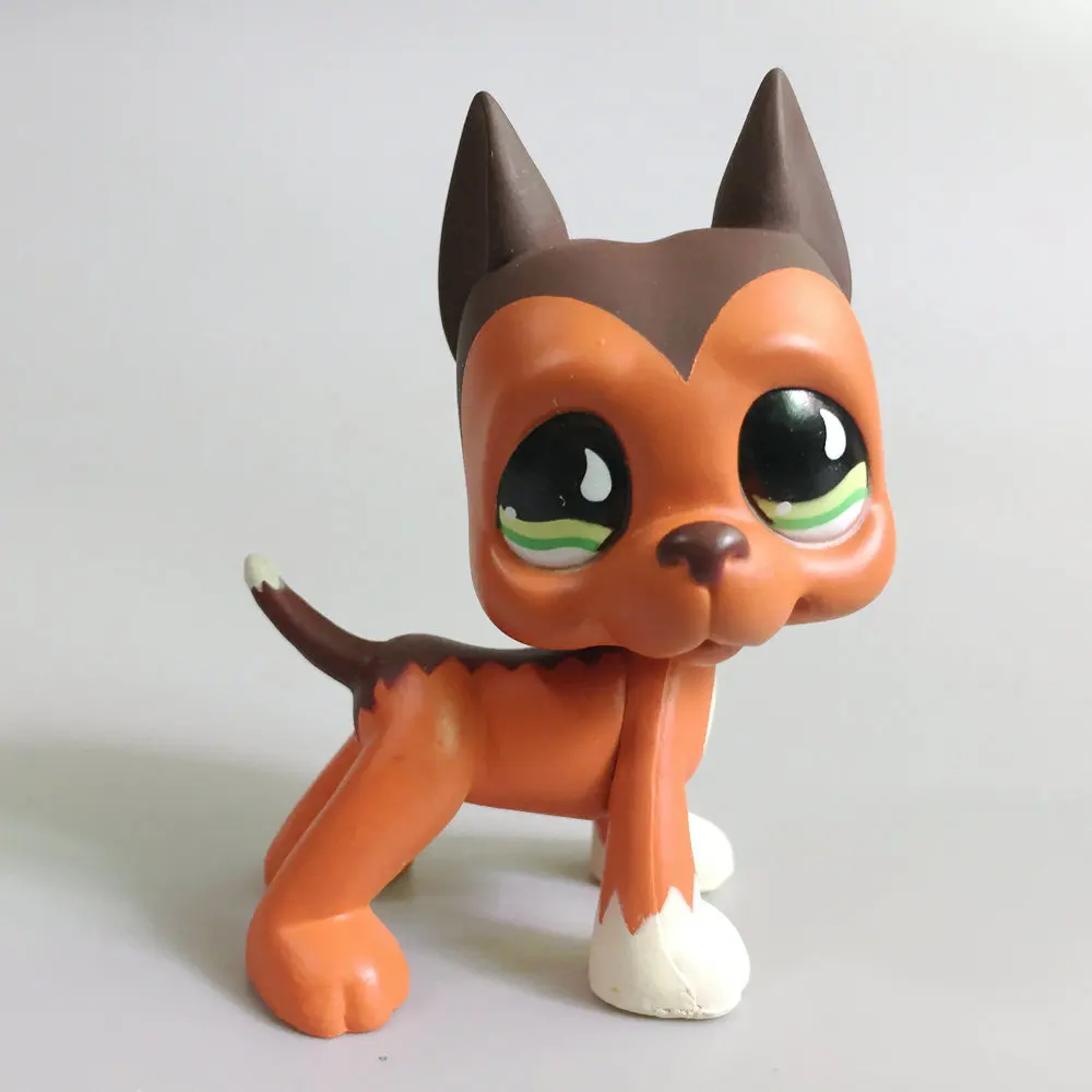 

Littlest Animal Shop OOAK Dane Dog Hand Painted Figure For Child Toy Gift N2005